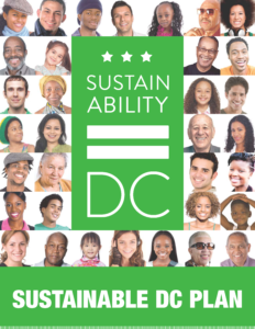 a flyer for Sustainability DC