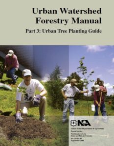 screenshot of Urban Watershed Forestry Manual cover