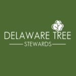Green logo Delaware Tree Stewards with tree graphic