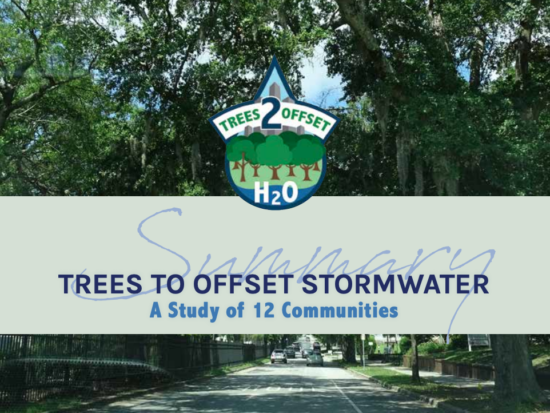 Trees to Offset Stormwater publication cover