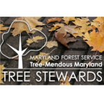 Tree graphic with text Maryland Forest Service Tree-Mendous Maryland Tree Stewards